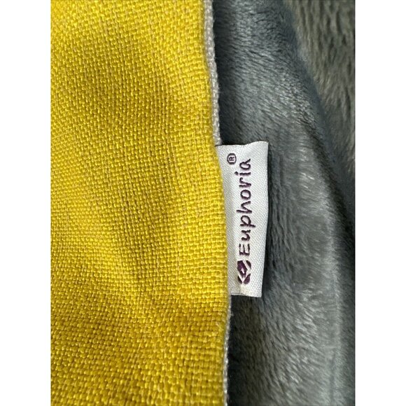 Eupho Pillow Covers Canvas Bird & Tree Branches Yellow/Cream Set Of 3 Sofa Home - Picture 12 of 16